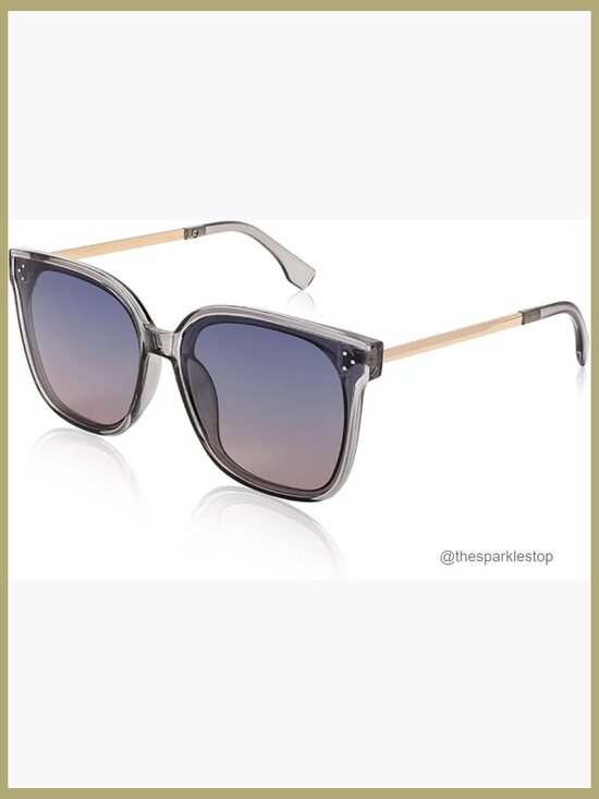 Oversized Square Polarized Sunglasses UV400 Protection Retro Design main image 7